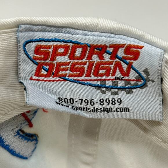 NASCAR Elliott Sadler Signed Kyle Busch Hat Cap M&Ms Auto Racing Snapback White - Picture 12 of 14